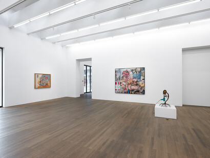 Various artists, To live is to fly, exhibition view. Courtesy of Tim Van Laere Gallery 