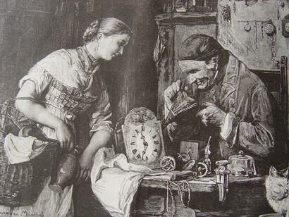 Foto antigua de mujeres cosiendo