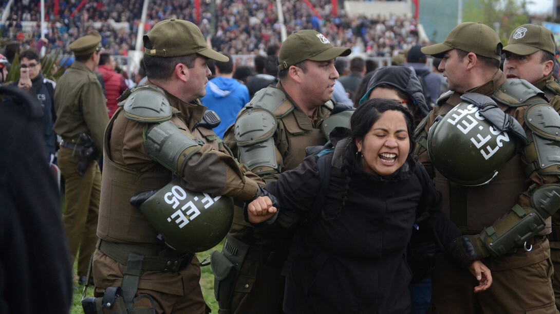 Represión sobre el pueblo mapuche