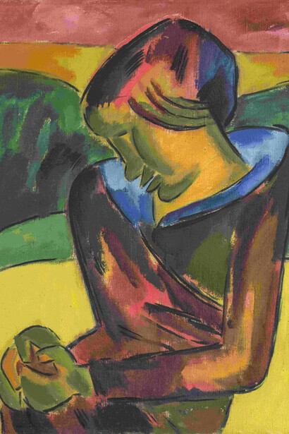Karl Schmidt-Rottluff, Mädchen, 1920. Mit freundlicher genehmigung der Kunstsammlungen Chemnitz