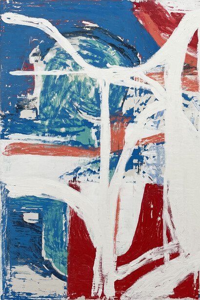 Fernando Clemente, Pentimenti. Cortesía de Galería Rafael Ortiz 