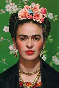 Cartaz da exposição "Frida Kahlo: Conexões entre mulheres surrealistas no México”