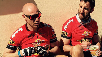 Martín Giacchetta y Dani Rovira en la Titan Desert 2016