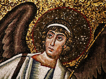Mosaico abside della Cappella di San Silvestro, Ravenna, Italia