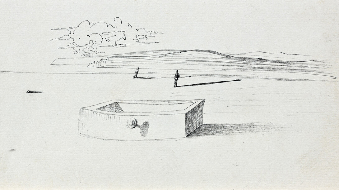 Dali - Paysage (illustration pour secheresse), 1936