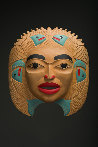 Dale Marie Campbell, Woman who brought the salmon, 2021. Avec l'aimable autorisation du Musée des beaux-arts du Canada