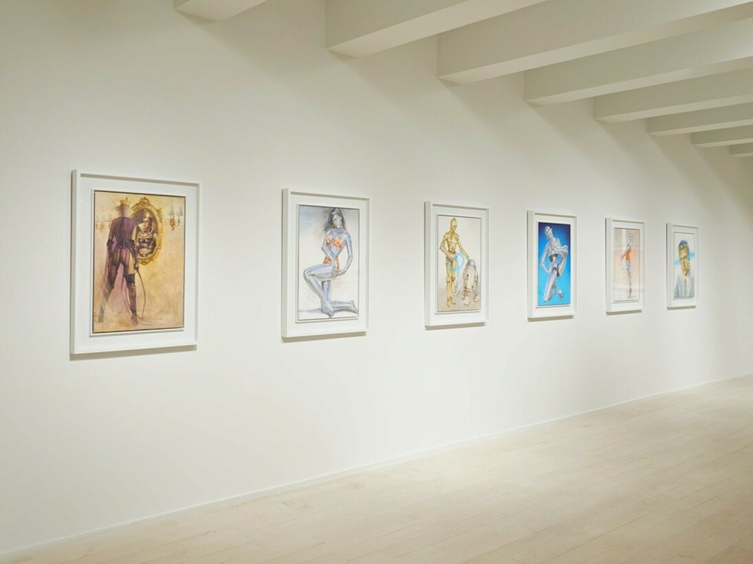 Sorayama, Exhbition view. Courtesy of Jacob Lewis Gallery