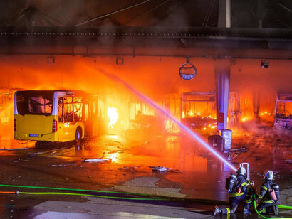 A large fire event in Stuttgarter Straßenbahnen (SBB)’s depot destroyed 25 buses