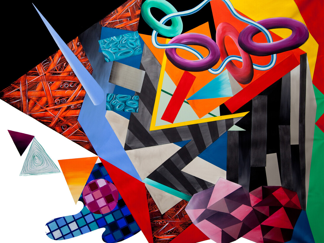Athier, Eternal Balance 2, 2014, Acrylic on canvas, 204 x 243 cm