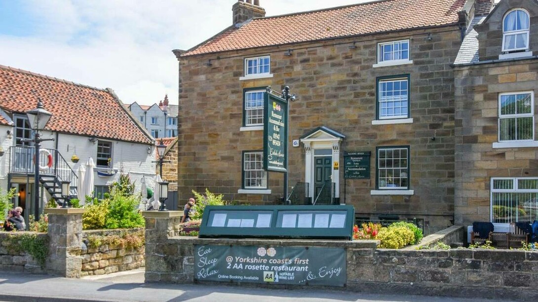 Estbeck House restaurant in Sandsend, UK