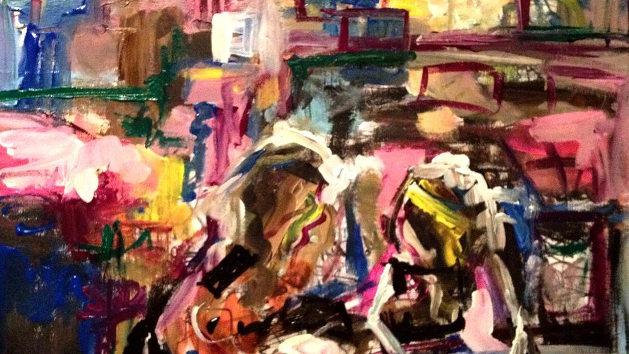 Brigid McGivern, No Matter What, 3D Painting, Acrylic on Canvas, 18" x 24"