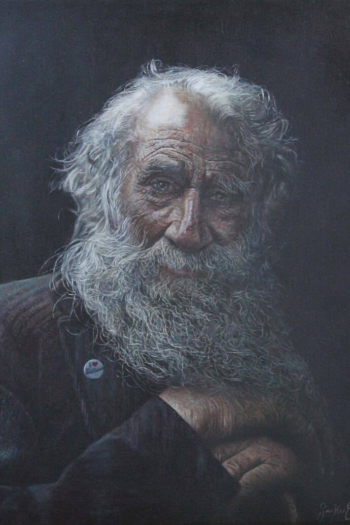 Jackie Edwards, Reminisce, Oil on Canvas, 40 x 35 cm
