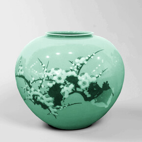 Kim Se-Yong, Celadon Pottery Exhibition, 2024. Courtesy of Kate Oh Gallery