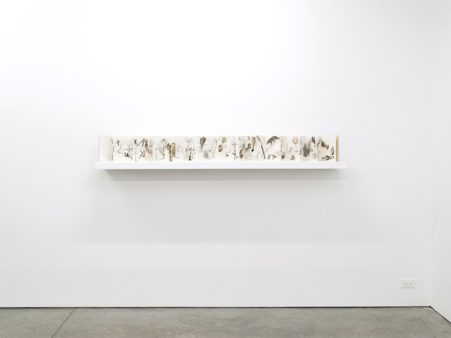 Josh Dorman, installation of "Whorled," 2014. Courtesy of RYAN LEE, New York.