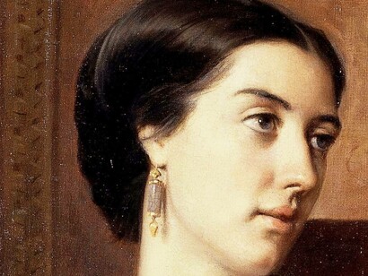 A close-up of the elegant Lady Layard who was influential during the late Ottoman period