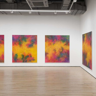 Jean-Baptiste Bernadet, Vetiver (Shanghai), exhibition view. Courtesy of Almine Rech