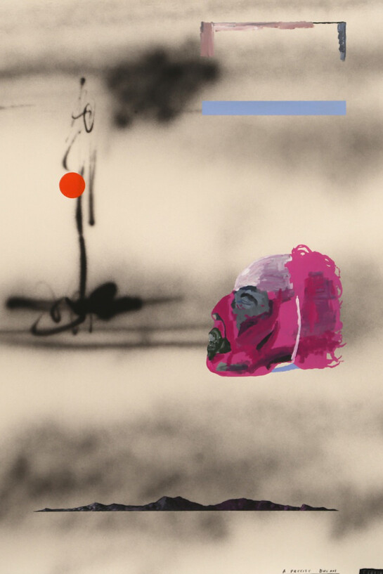 A Precise Dream, 2014, New Zealand, Shane Cotton, Painting, 77 x 56 cm (30 ½ x 22 in)