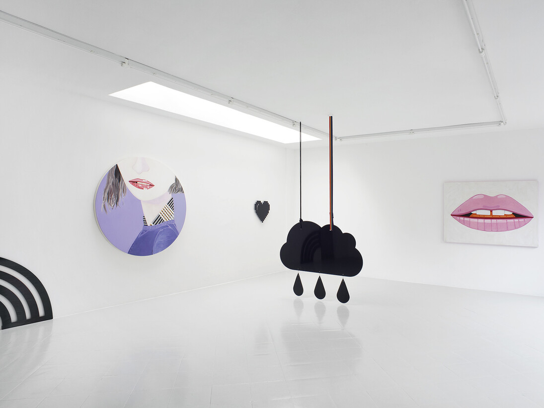 Brian Calvin & Wendy White, Exhibition view. Courtesy of Cabinet