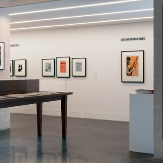 Designing power: the black panther party, exhibition view. Courtesy of Tang Museum 