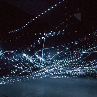 All Possible Paths. Courtesy of ArtScience Museum