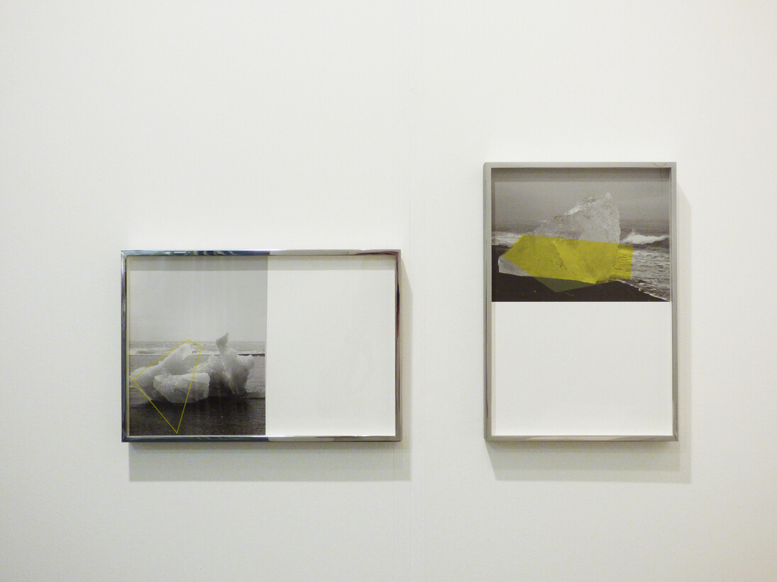 Amy Stephens, Freeze.Thaw I and II, 2015, Silkscreen, aluminium frame, 42 x 30 cm / 30 x 42 cm, Diptych, Edition of 30 + 1AP
