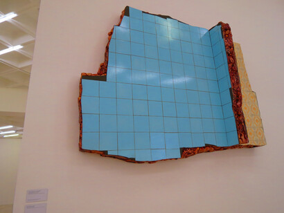 Vista da exposição Outros Corpos Atrás de Adriana Varejão no Museu Rufino Tamayo