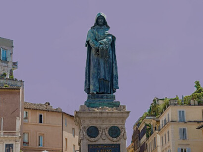 Tutta la filosofia e la cosmologia di Giordano Bruno tendono a superare i confini del conosciuto