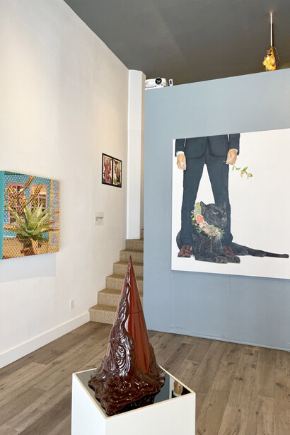 Into The Organics, 2023, installation view. Courtesy of Pablo Bogdan Gallery