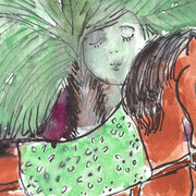 Shalabia Ibrahim, Untitled (detail), 2004. Courtesy of Artbooth Gallery 