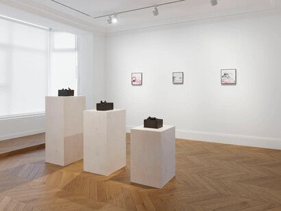 Tracey Emin, I will miss you yesterday – I will miss you today – I will miss you tomorrow – And that’s how it will always be, vue de l’exposition. Avec l’aimable autorisation de White Cube