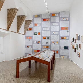 José Antonio Suárez Londoño, Drawing by numbers, exhibition view. Courtesy of Galleria Continua