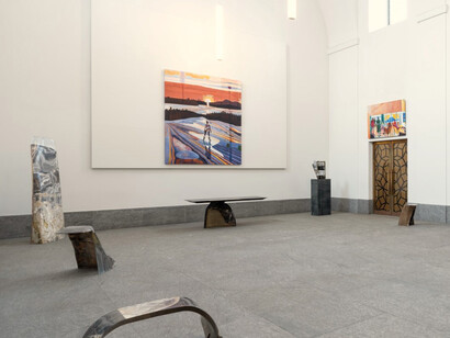 Jordan Watson, Easier to breathe, exhibition view. Courtesy of Robilant+Voena