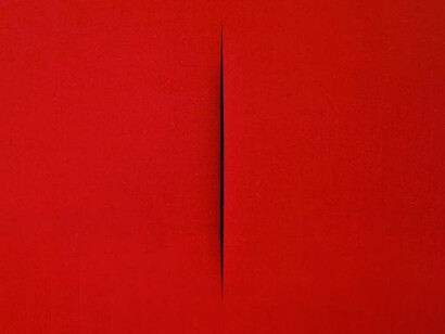 I tagli di Fontana: forme di arte che sembrano accompagnare o magari anche precorrere la scienza