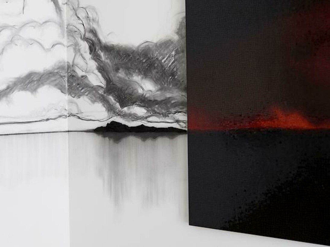 Teresita Fernández, Exhibition view. Courtesy of Lehmann Maupin