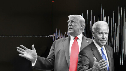 El presidente de los EE. UU., Donald Trump, y su contrincante demócrata, Joe Biden