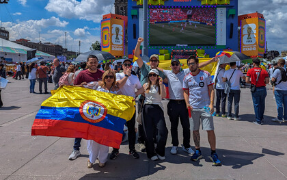 Aficionados ecuatorianos en México para la Copa Mundial de la FIFA 2026