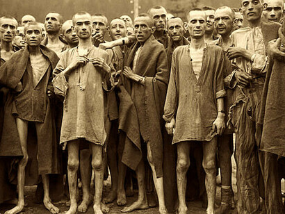 Prisioneros de un campo de concentración