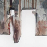 Anna Caruso, Senza titolo, 75 x 100 cm, acrilico su tela, 2013
