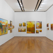 Salvo, Arrivare in tempo [Arriving on time], exhibition view. Courtesy of Pinacoteca Agnelli