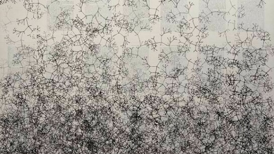 Tim Rollins and K.O.S. From the series: The Origin of Species after Darwin