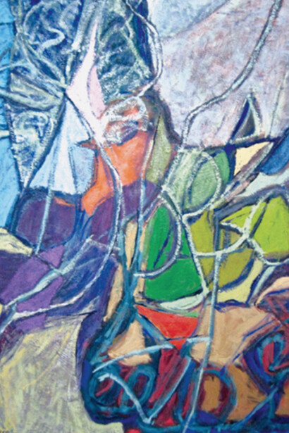 Jump In And Move Around. Courtesy of Anita Shapolsky Gallery