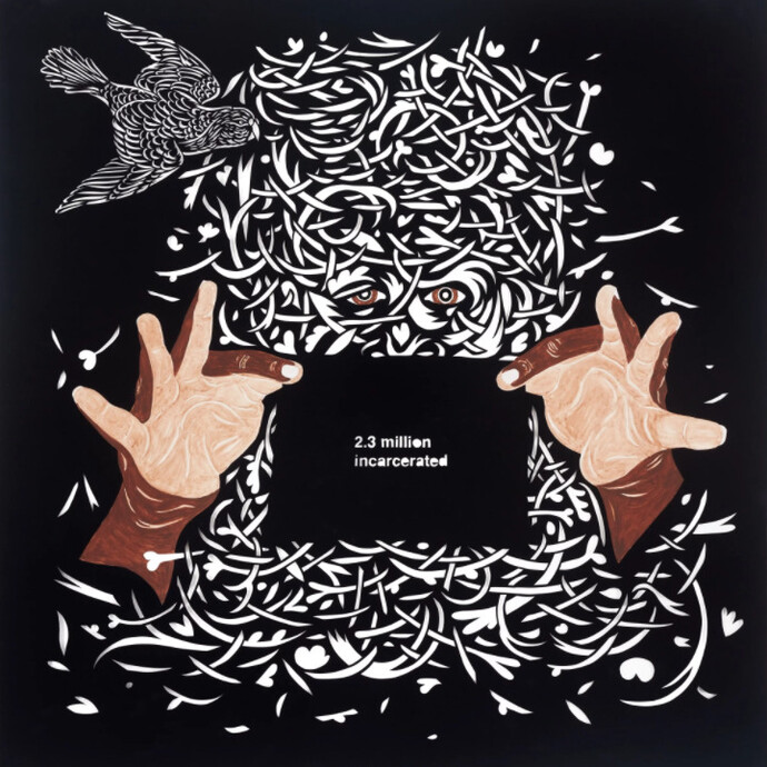 William Villalongo. Keep on Pushing. Courtesy of Susan Inglett Gallery