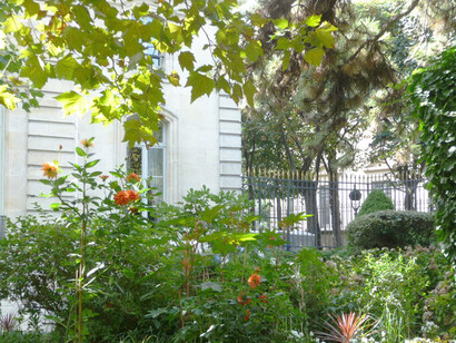 Parigi, giardino dell'Assemblea Nazionale, foto Simonetta Sandri