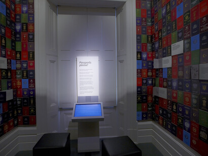 Identity, yours, mine, ours, exhibition view. Courtesy of Immigration Museum