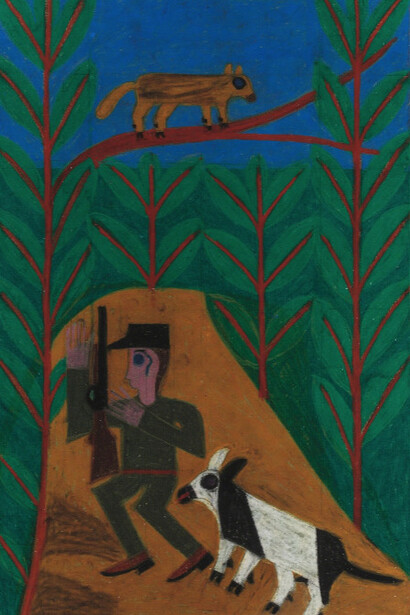 Eddie Arning. Courtesy of Ricco/Maresca Gallery