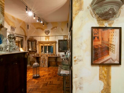 La Galleria Baroni in via Madonnina 17, nel cuore dello storico quartiere milanese di Brera