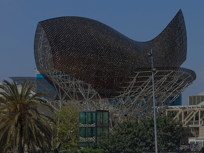 The Olympic Fish Pavilion in Barcelona by Frank O. Gehry, Spain