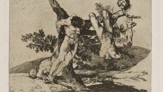 Francisco José de Goya y Lucientes, Grande hazana con muertos (Wonderful heroism against dead men), Plate 39, 1863