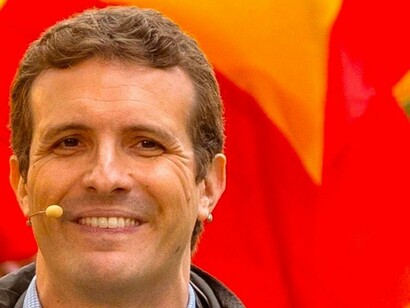 Pablo Casado en una foto de archivo: el líder del PP ha optado por la hipérbole a la hora de criticar a la nueva coalición de Gobierno antes incluso de que se haya formado