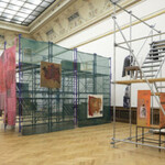 Tanya Lukin Linklater and Duane Linklater, Crested/mâcistan, exhibition view. Courtesy of Galerie Rudolfinum